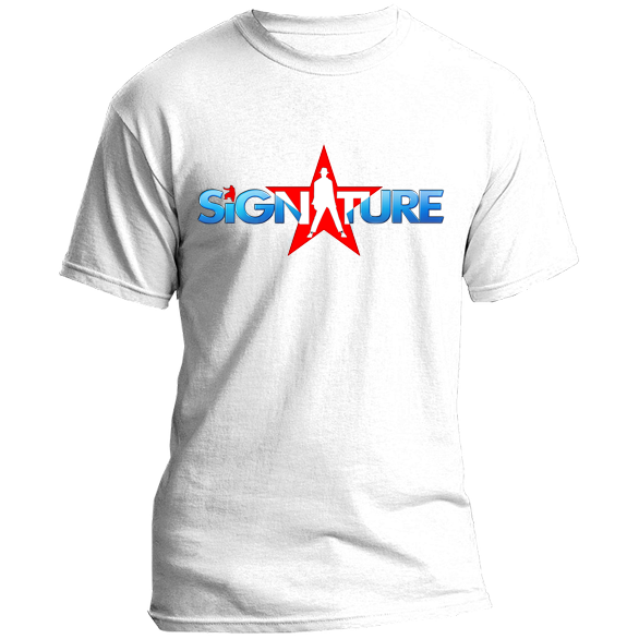 Signature T-Shirt - Blue Logo